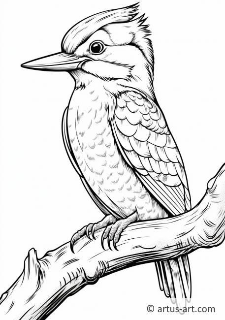 Как нарисовать ДЯТЛА / Раскраска ДЯТЕЛ / How to draw a WOODPECKER / WOODPECKER coloring